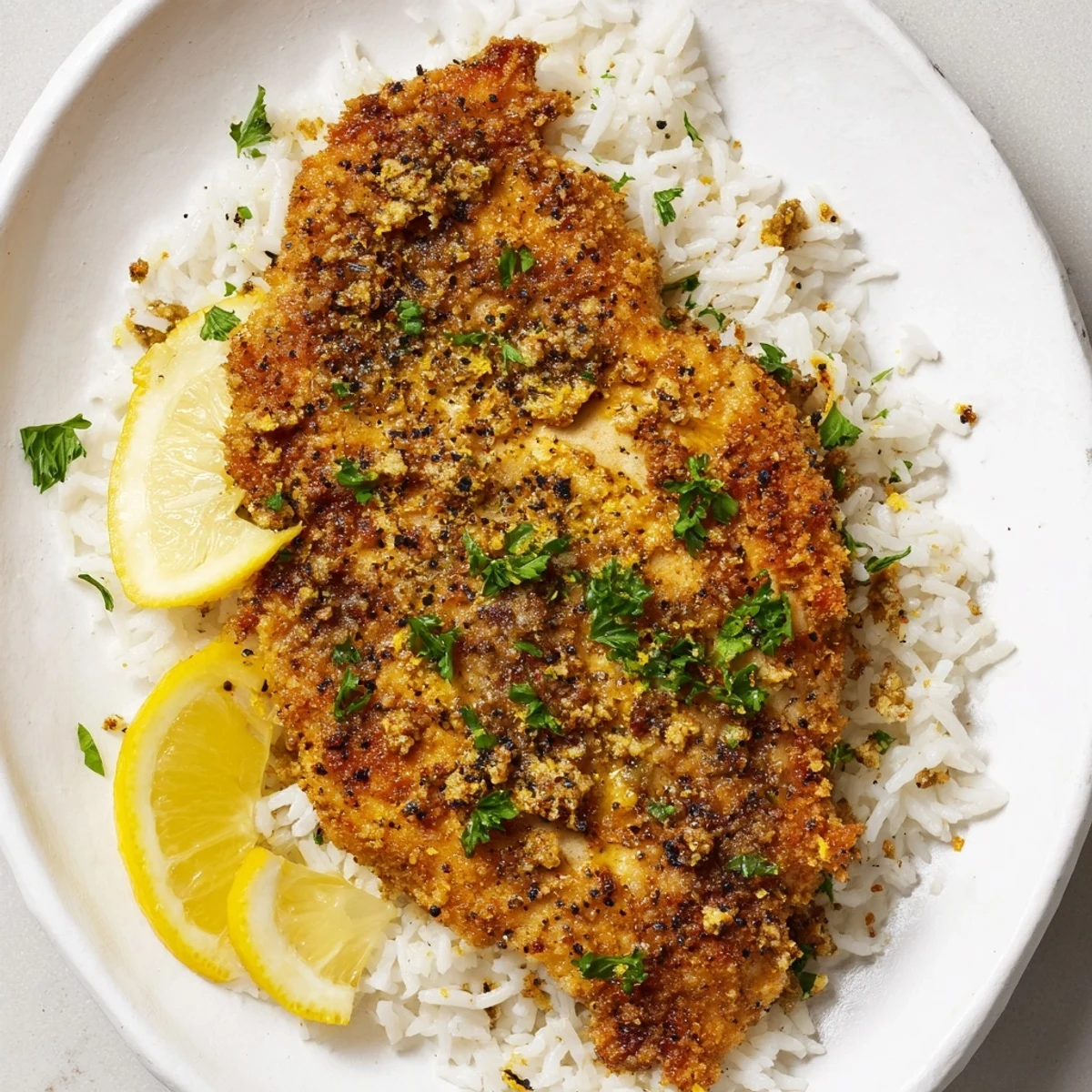 Lemon Pepper Chicken Rice