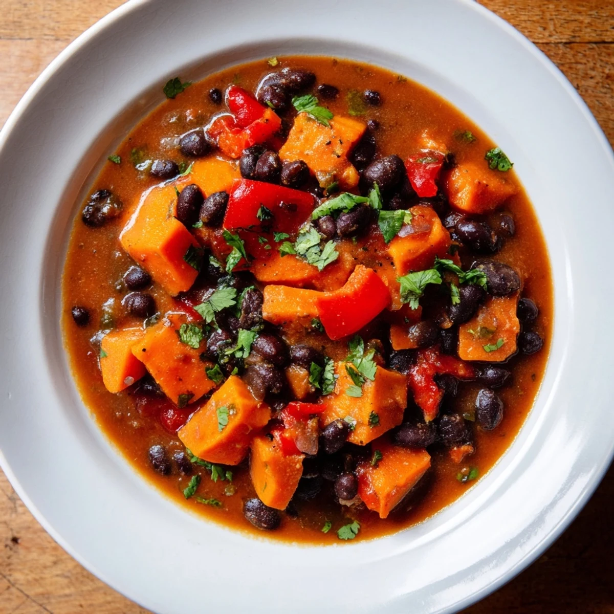 Sweet Potato Black Bean Chili