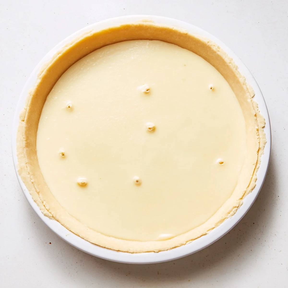 Golden-crusted Water Pie with a creamy, jiggly center, perfect for a budget-friendly dessert.