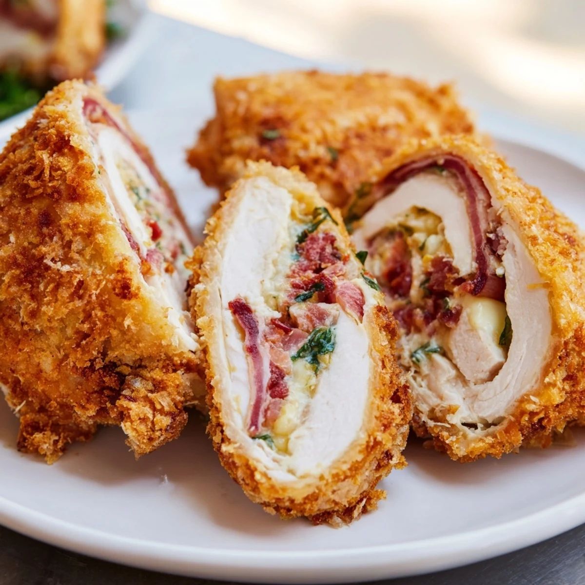 Perfectly browned Crispy Chicken Greggs Egg Rolls, a delightful combination of textures, great for sharing.