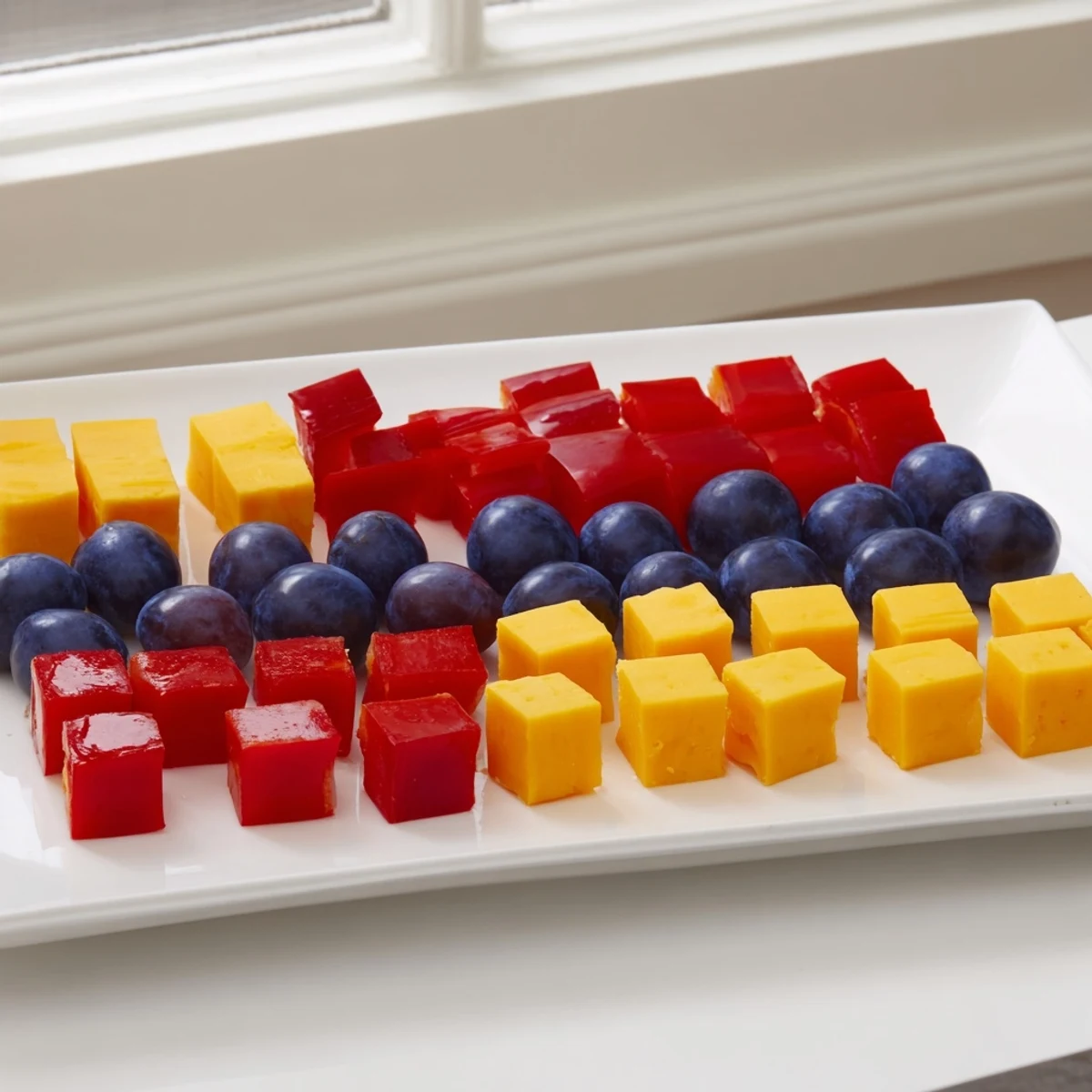 Bauhaus block appetizer vibrant