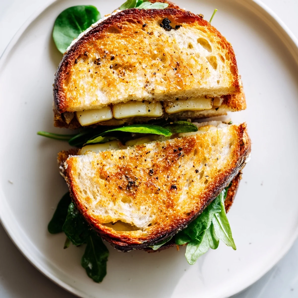 Crispy Halloumi Grilled Cheese
