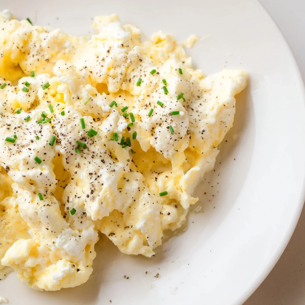 Cottage Cheese Scrambled Eggs