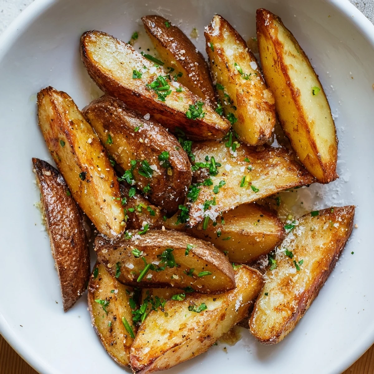 Rosemary Parmesan Potato Wedges