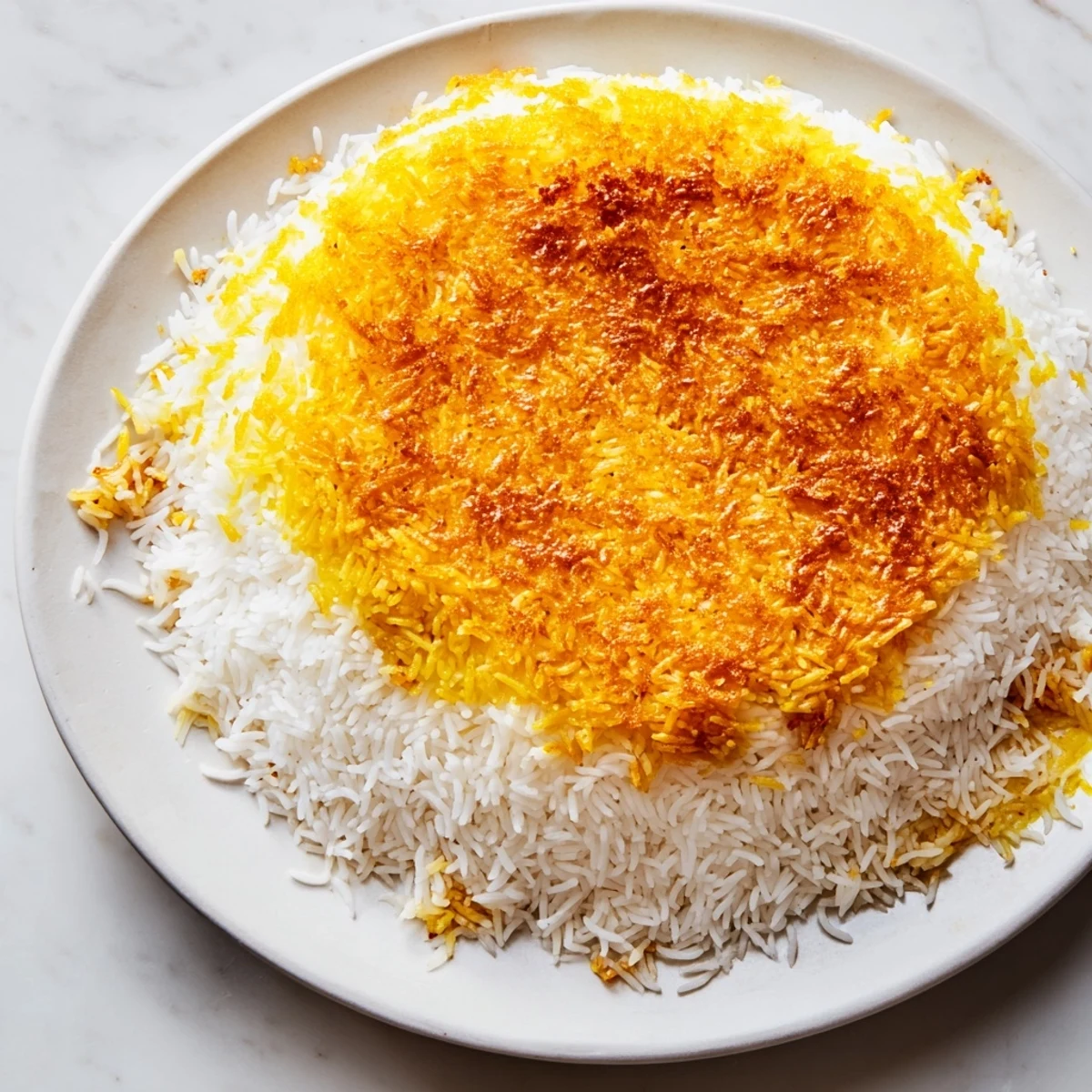 Persian Tahdig Golden Rice