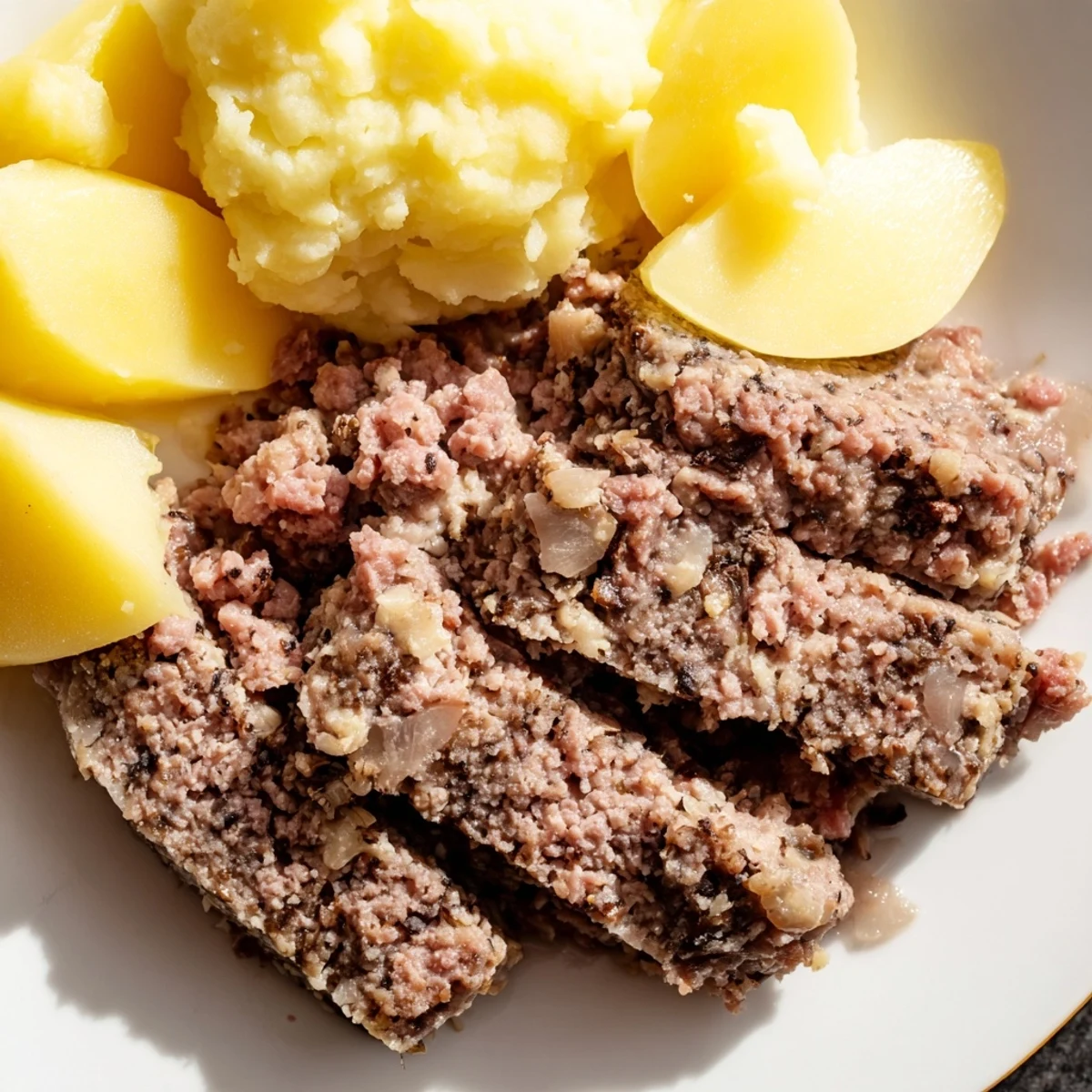 Scottish traditional haggis savory