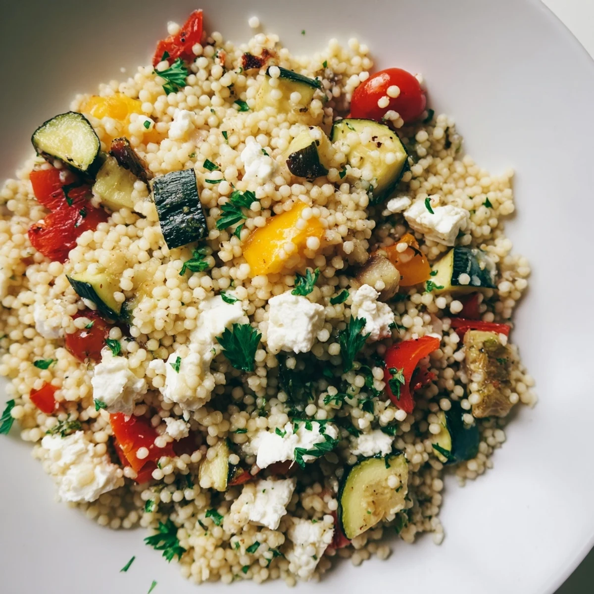 Roasted Veggie Couscous Salad