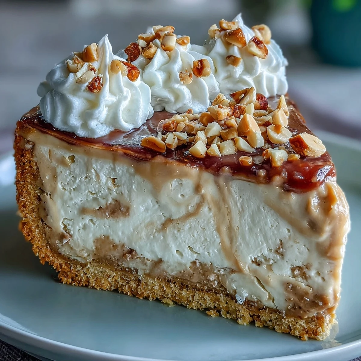 The dessert offers a luscious, velvety texture perfect for a sweet treat.