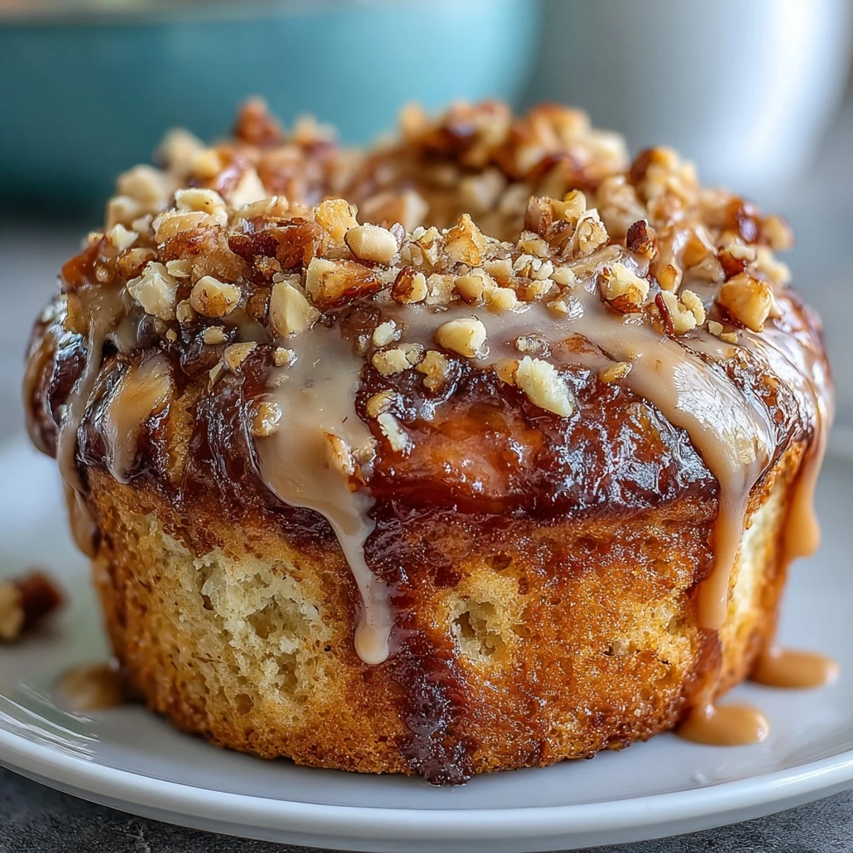 Moist bakery-style Peanut Butter and Guava Muffins topped with chopped peanuts, served warm on a rustic wooden board.