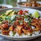 Salsa Chicken Bowls With Toppings