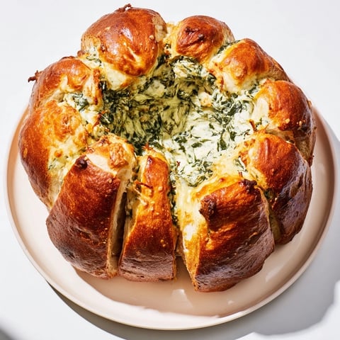 Warm, golden Reindeer Antler Spinach Dip Ring, ready to share at a cozy holiday gathering.