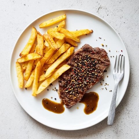 Classic Peppercorn Ribeye Fries