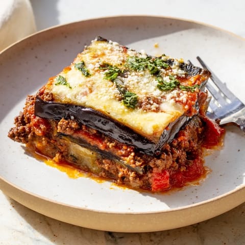 Moussaka Beef Eggplant Layers