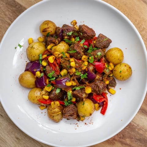 Southwest Steak Potato Skillet