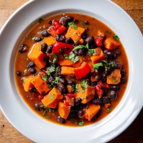 Sweet Potato Black Bean Chili