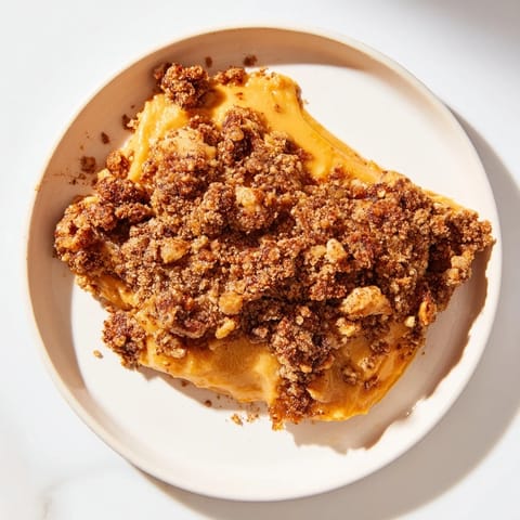 Cozy pumpkin brown sugar crisp