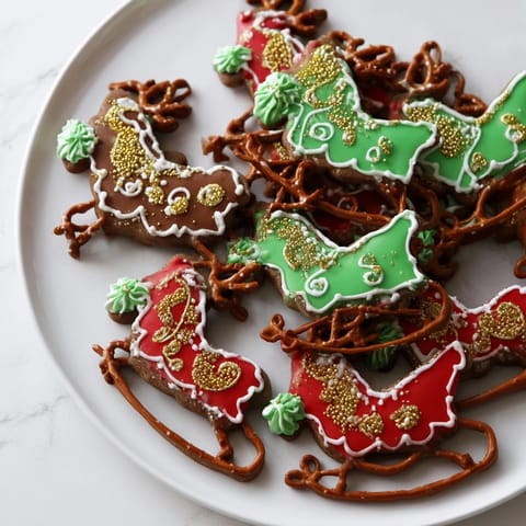 Santa's Sleigh Sugar Cookies