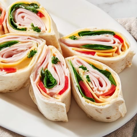 Delicious star-shaped party sandwiches with ham, turkey, cheese, spinach, ready for snacking at a party.