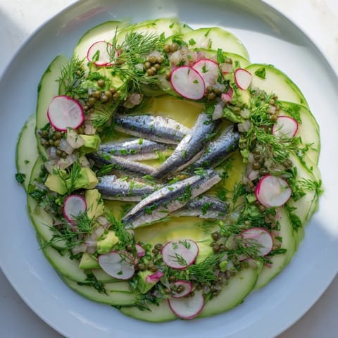 Cucumber Tinned Fish Salad
