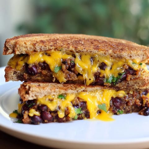 Black Bean Grilled Cheese