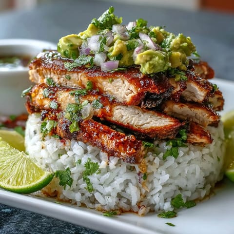 Tangy Honey Lime Chicken Stack