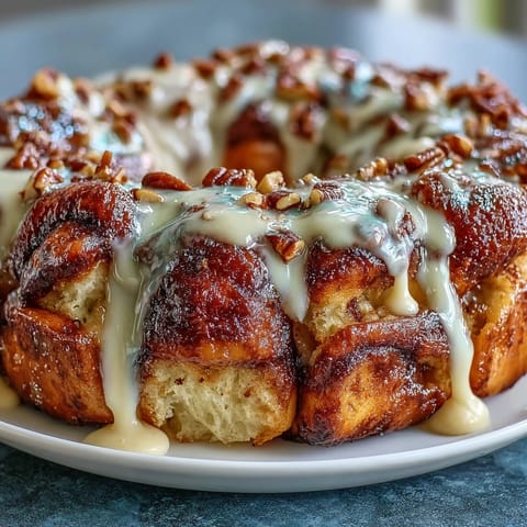 King Cake Pull-Apart Bread