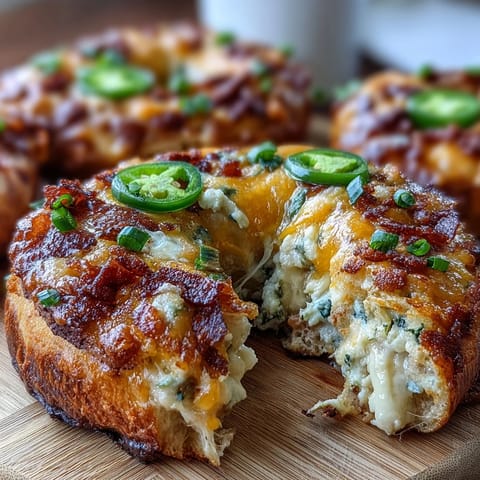 Jalapeño Cheddar Protein Bagels