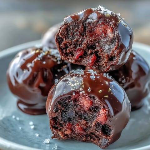 Dubai Chocolate Strawberry Truffles