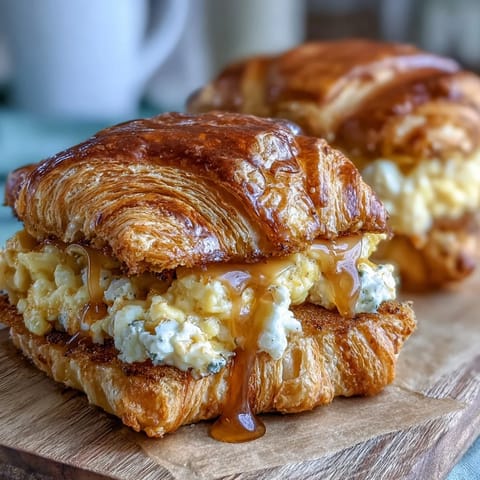 Butter Croissant Egg Sandwich