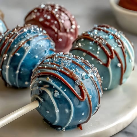 Pisces-Themed Galaxy Cake Pops