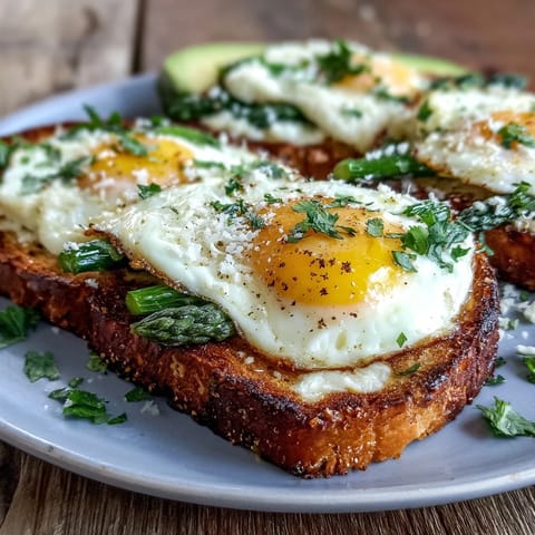 Asparagus and Egg Tartines