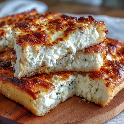 Soft, high-protein cottage cheese flatbread baked until golden, ideal for low-carb and gluten-free diets.