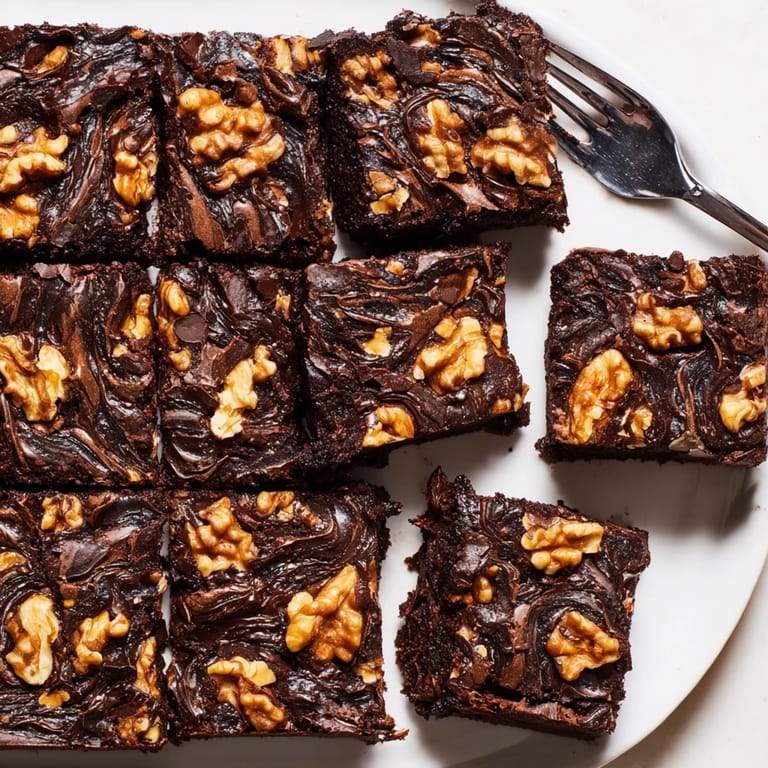 Fudgy Zero-Waste Brownies made from leftover nut-milk pulp, perfect for dessert lovers.