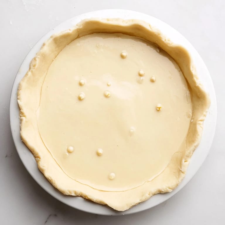 Homemade Water Pie, baked until golden brown and ready to serve with a simple, sweet flavor.