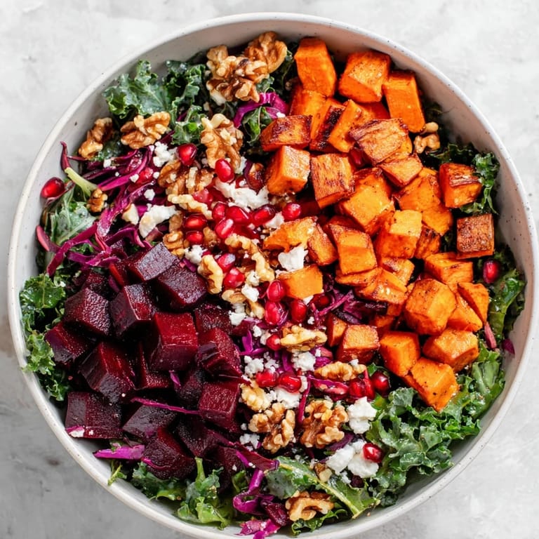 Vibrant colors abound in this delicious Hot Girl Winter Salad, ready to satisfy any craving.