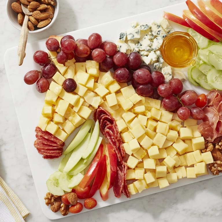 A festive Horse-Shaped Grazing Board offers a delightful spread of textures and tastes, ideal for entertaining your guests.