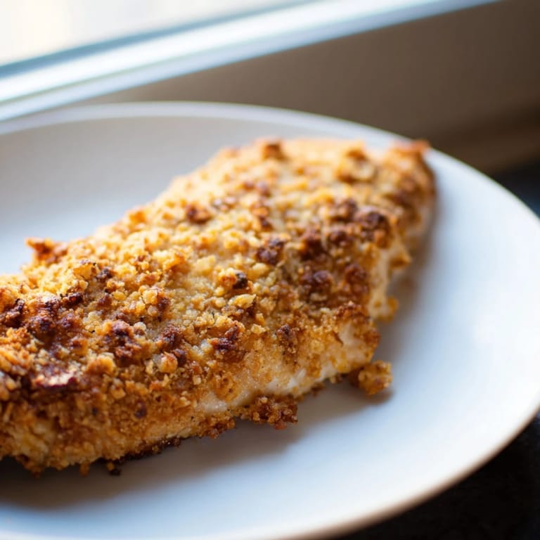 Serve this Roasted Garlic Parmesan Chicken with roasted broccoli and mashed potatoes for a delicious weeknight dinner.