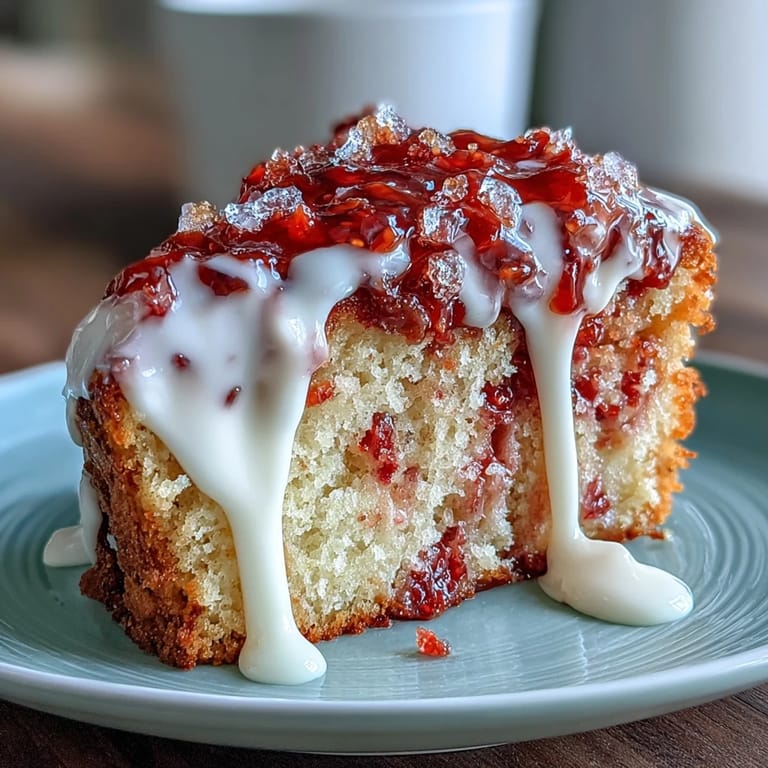 A Heavenly Blood Orange Yogurt Cake is drizzled with sweet icing over a wire cooling rack.