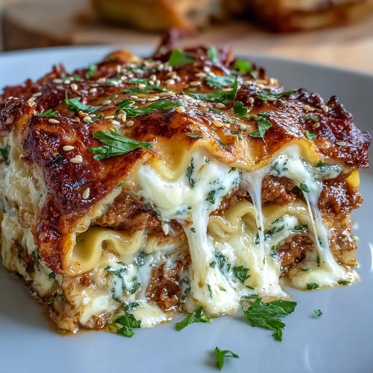 A savory fusion casserole featuring juicy ground pork, tender cabbage, and soft dumpling wrappers in a rich, flavorful sauce.