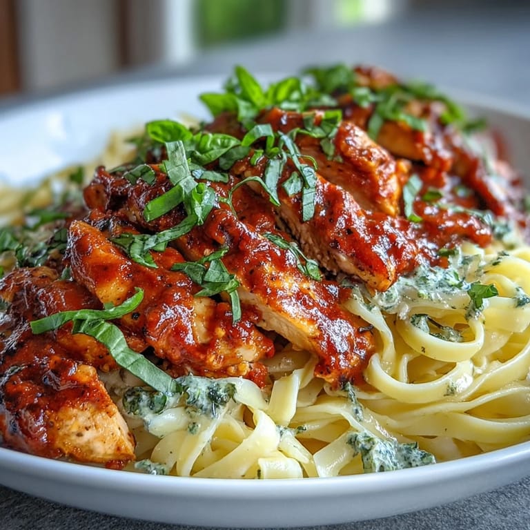 A delightful bowl of Creamy Tomato Basil Chicken Pasta, perfect for dinner.