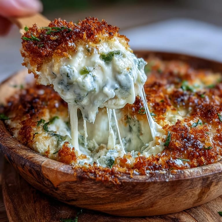 Spicy, cheesy Jalapeño Popper Corn Dip, a party appetizer with a golden crust.